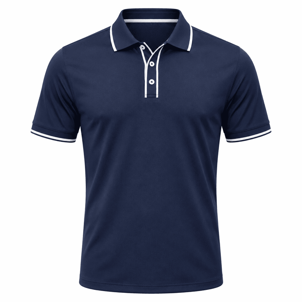 Custom Performance Polo Shirt front view Custom Performance Polo Shirt - front view - Zees Commerce