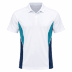 Custom Pickleball Polo - front view - Zees Commerce