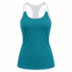 Custom Pickleball Racerback Tank - front view - Zees Commerce