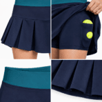 Custom Pickleball Skort - fabric detail - Zees Commerce
