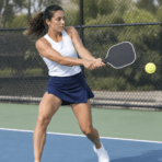 Custom Pickleball Skort - on model - Zees Commerce