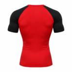 Custom Raglan Compression T-Shirt - back view - Zees Commerce