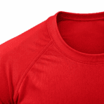 Custom Raglan Compression T-Shirt - fabric detail - Zees Commerce
