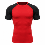 Custom Raglan Compression T-Shirt - front view - Zees Commerce