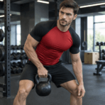 Custom Raglan Compression T-Shirt - on model - Zees Commerce
