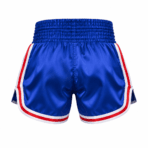 Custom Retro Muay Thai Shorts - back view - Zees Commerce