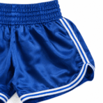 Custom Retro Muay Thai Shorts - fabric detail - Zees Commerce