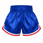 Custom Retro Muay Thai Shorts - front view - Zees Commerce