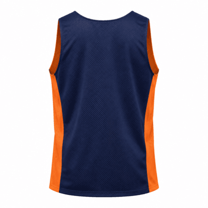 Custom Reversible Lacrosse Pinnie - back view - Zees Commerce