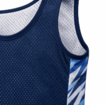 Custom Reversible Lacrosse Pinnie - fabric detail - Zees Commerce