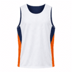 Custom Reversible Lacrosse Pinnie - front view - Zees Commerce