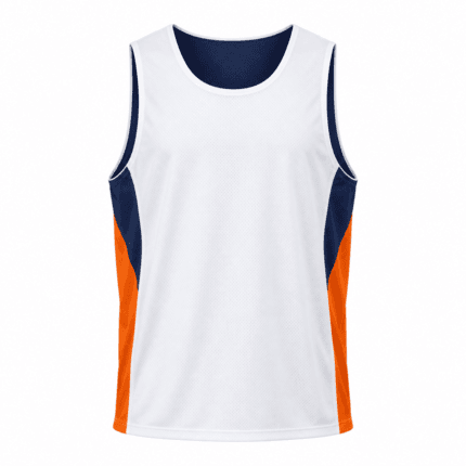Custom Reversible Lacrosse Pinnie - front view - Zees Commerce