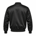 Custom Satin Bomber Jacket - back view - Zees Commerce