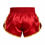Custom Satin Muay Thai Shorts - back view - Zees Commerce