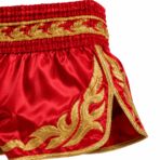 Custom Satin Muay Thai Shorts - fabric detail - Zees Commerce