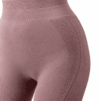 Custom Seamless Ribbed Activewear Set - fabric detail - Zees Commerce