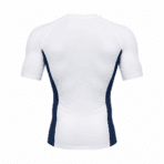 Custom Short-Sleeve Compression Base Layer - back view - Zees Commerce