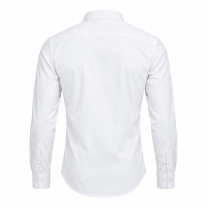 Custom Slim Fit Oxford Shirt - back view - Zees Commerce