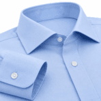 Custom Slim Fit Stretch Dress Shirt - fabric detail - Zees Commerce