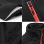 Custom Softshell Team Jacket - fabric detail - Zees Commerce