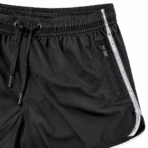 Custom Split-Leg Running Shorts - fabric detail - Zees Commerce