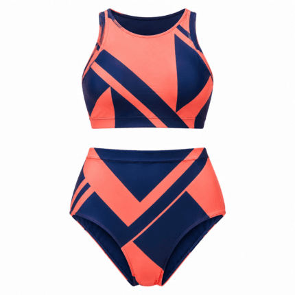 Custom Sublimated Sport Bikini Set - back view - Zees Commerce