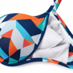 Custom Sublimated Sport Bikini Set - fabric detail - Zees Commerce
