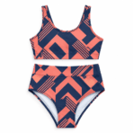 Custom Sublimated Sport Bikini Set - front view - Zees Commerce
