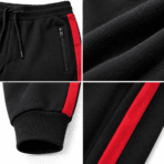 Custom Tapered Jogger Pants - fabric detail - Zees Commerce