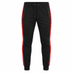 Custom Tapered Jogger Pants - front view - Zees Commerce