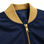 Custom Team Bomber Jacket - fabric detail - Zees Commerce