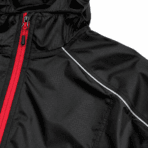Custom Team Windbreaker Jacket - fabric and zipper detail - Zees Commerce
