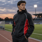 Custom Team Windbreaker Jacket - on model - Zees Commerce