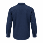 Custom Twill Work Shirt - back view - Zees Commerce