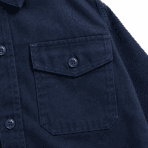 Custom Twill Work Shirt - fabric detail - Zees Commerce