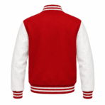 Custom Varsity Bomber Jacket - back view - Zees Commerce