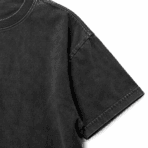 Custom Washed Oversized T-Shirt - fabric detail - Zees Commerce