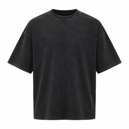 Custom Washed Oversized T-Shirt - front view - Zees Commerce