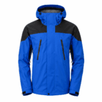 Custom Waterproof Hardshell Jacket - front view - Zees Commerce