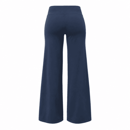 Custom Wide-Leg Yoga Pants - back view - Zees Commerce