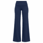 Custom Wide-Leg Yoga Pants - front view - Zees Commerce