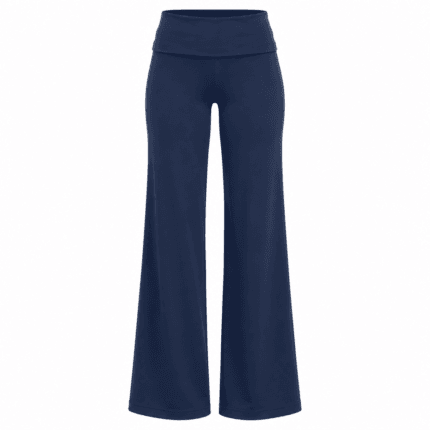 Custom Wide-Leg Yoga Pants - front view - Zees Commerce