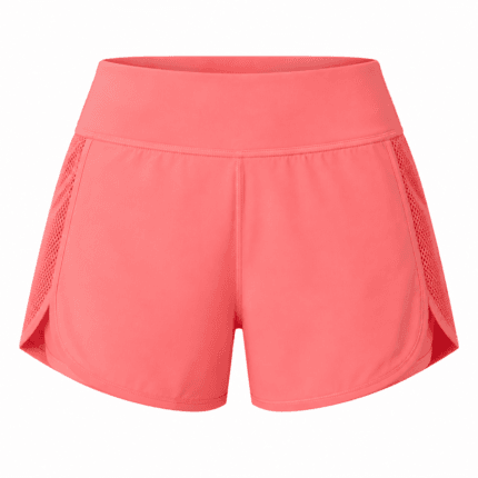 Custom Women's High-Waist Running Shorts - front view - Zees Commerce