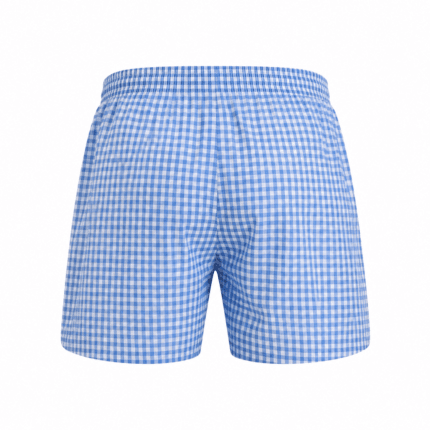 Custom Woven Boxer Shorts - back view - Zees Commerce