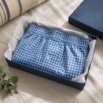 Custom Woven Boxer Shorts - on model - Zees Commerce